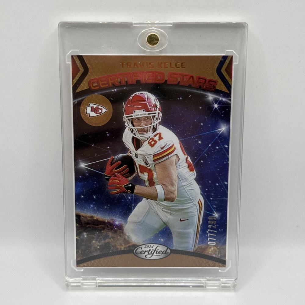 Travis Kelce 2024 Panini Certified Certified Stars #8 Bronze Mirror SP /299 KC